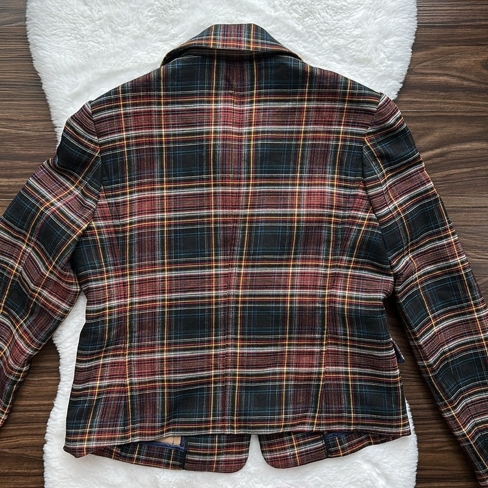 Brooks Brothers Plaid Light Jacket Wool Blend size 10 - Picture 10 of 10